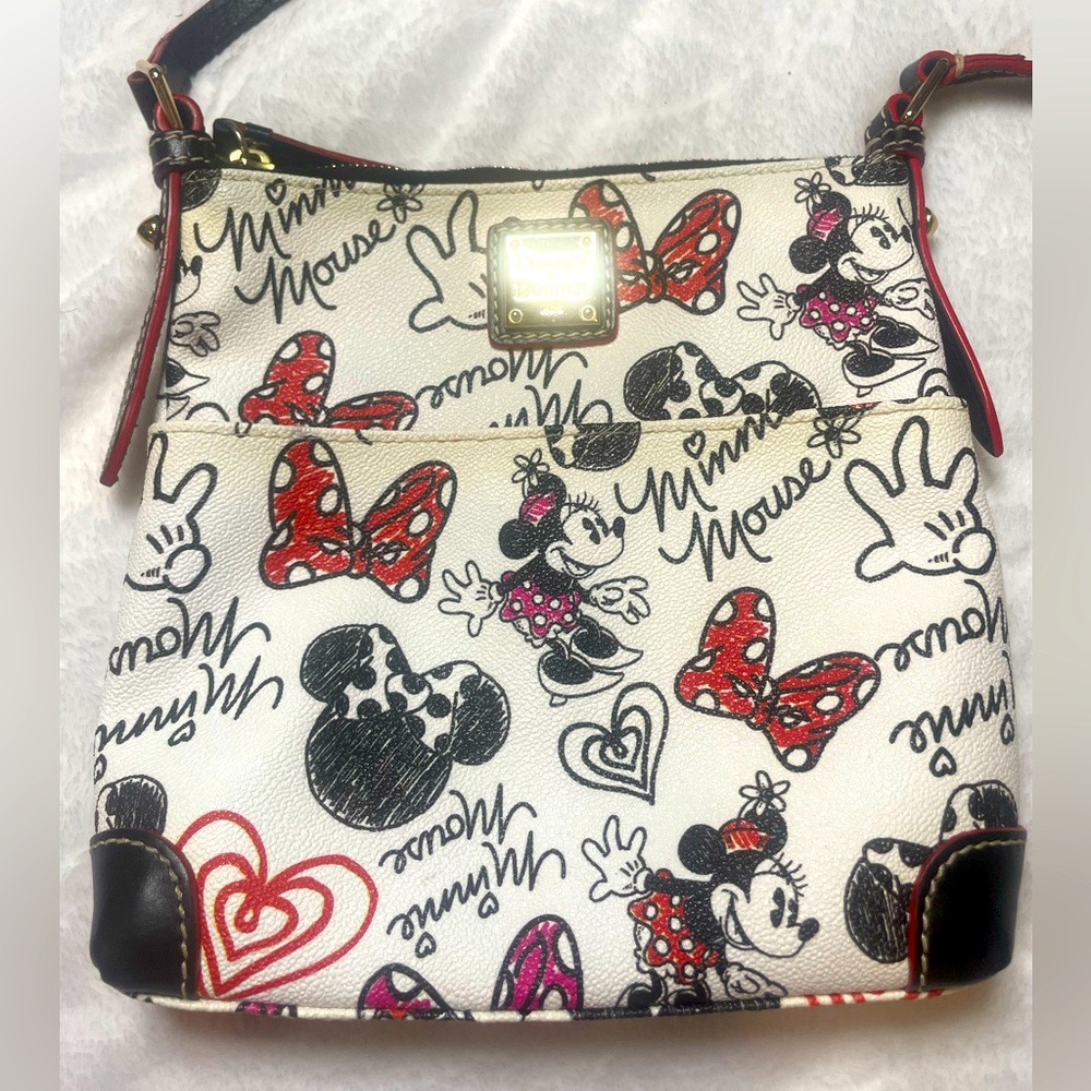 Dooney & Burke Disney - red, white and black Minnie Mouse crossbody